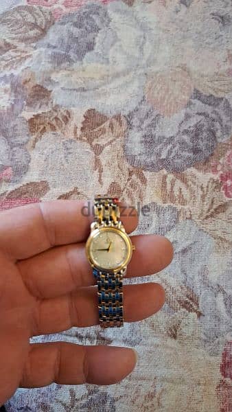 Omega De Ville Prestige stainless steel and yellow gold wristwatch 1