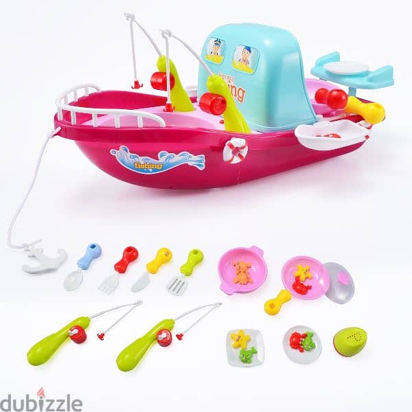 Sea Outing Fishing & Kitchen Ship - Toys for kids - 114833319