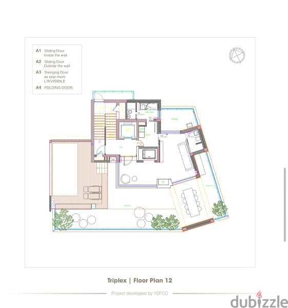 Unique triplex with swimming pool achrafieh abc street 6