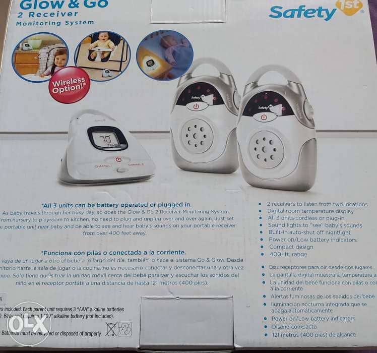 Safety 1st Glow & Go Baby Monitor 1