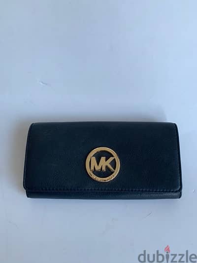 Michael Kors black leather wallet