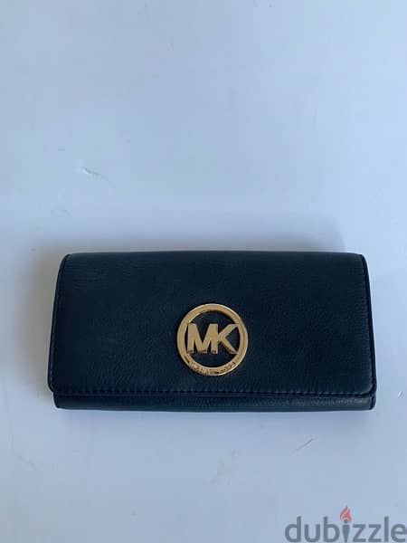 Michael Kors black leather wallet 0