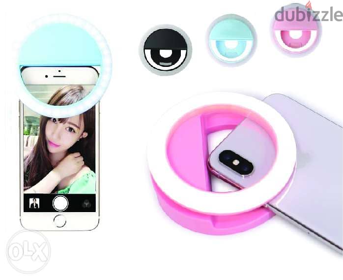 Brand New Portable Rechargeable Selfie LED Ring Light 0