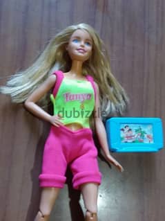 Barbie NEWBORN PUPS great doll without Pups, flex legs in short overol