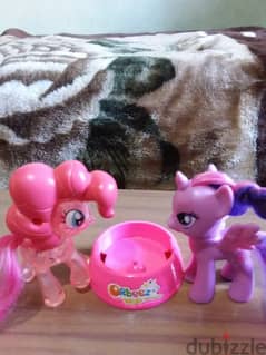 2 Small MY LITTLE PONY good Toys: 1 Rainbow +1 pink figurine, both=11$ 0