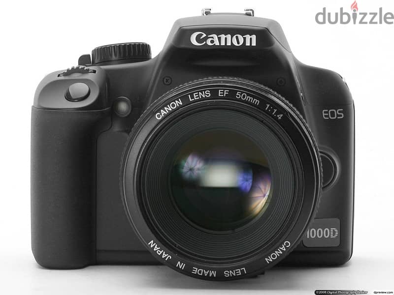 Canon EOS 1000D SUPER CLEAN CAMERA + 2 pro lenses (pictures) + bag 0