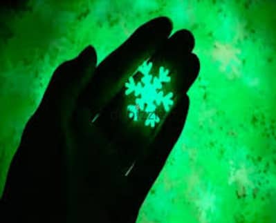 luminous wall snowflakes and stars