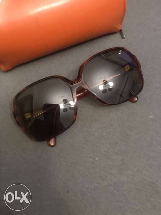 vintage sunglasses made in Austria dark red square 0