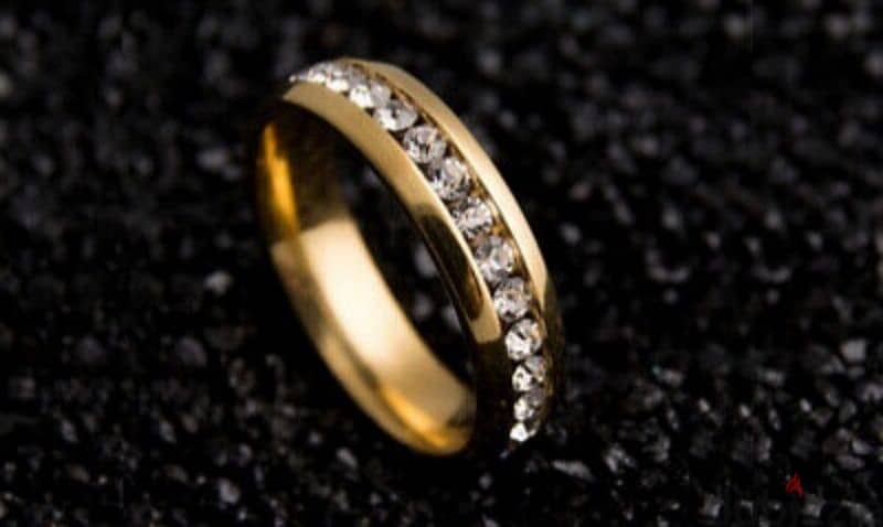 ring available gold or black stainless steel 7