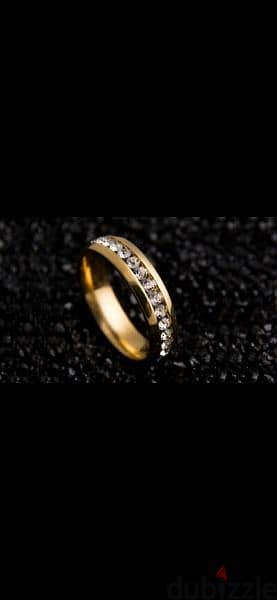 ring available gold or black stainless steel 9