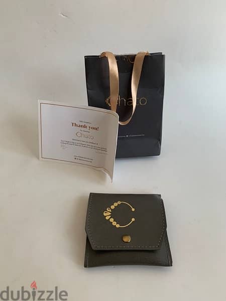 Chato rose gold bracelet with black white and orange zirconium 0