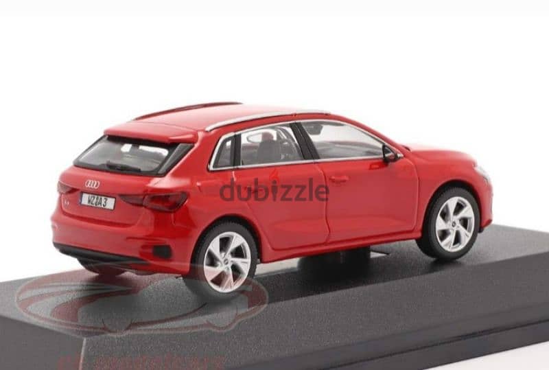 Audi A3 Sportback diecast car model 1;43. 3