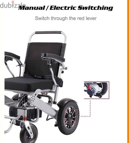 Lightweight electric wheelchair - كرسي متحرك على بطارية 13
