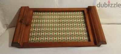 Rectangular Canva Tray (wooden) 0
