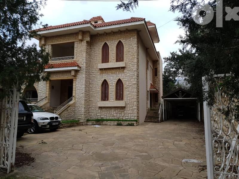 L10547-1200 sqm Villa For Sale with 100 sqm roof top in Wadi Chahrour 1