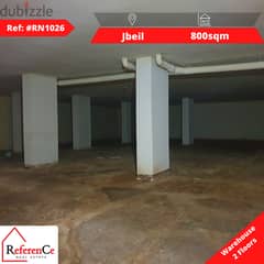 Warehouse of 2 floors in Jbeil مخزن من طابقين في جبيل 0