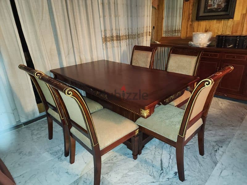 Full Dining Room (Table, Chairs & Dresser) 0