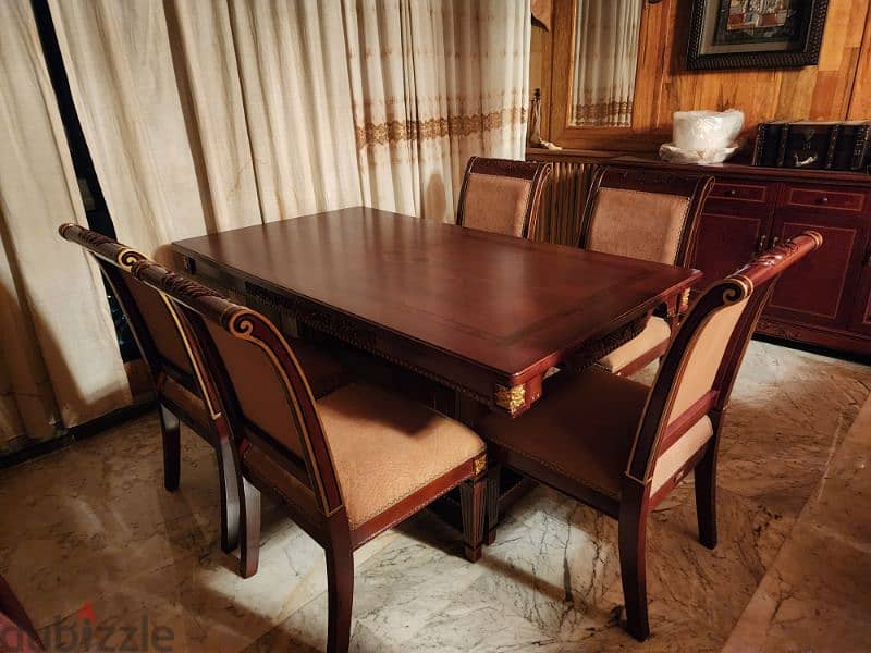 Full Dining Room (Table, Chairs & Dresser) 1