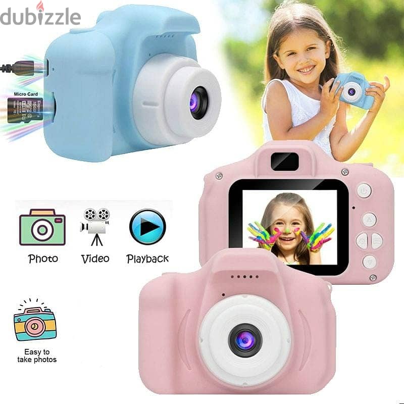 Camera handheld best for kids amazing gift with memory card reader 0