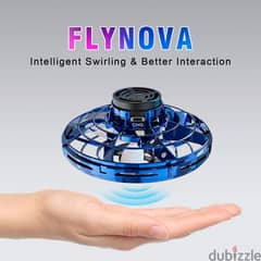 FLYNOVA Rechargeable Hand Operated Dro-nes 360° Rotation Small UFO kid