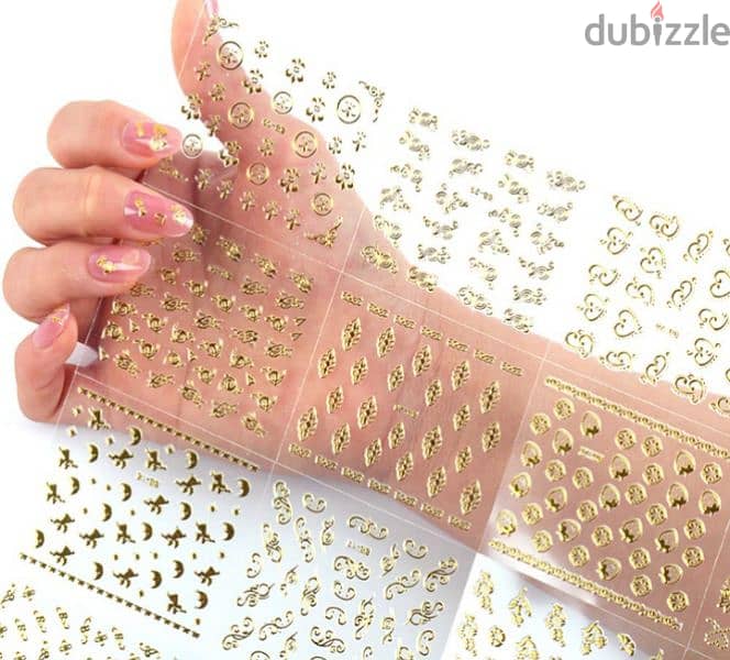 instant professional manicure 3D nails stickers 6