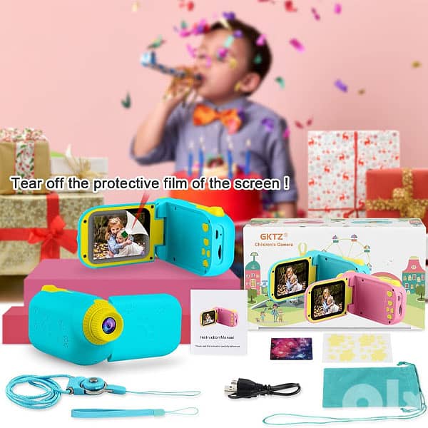 Kids Camera Video Digital Camera Camcorder Birthday Gifts for Girls 2
