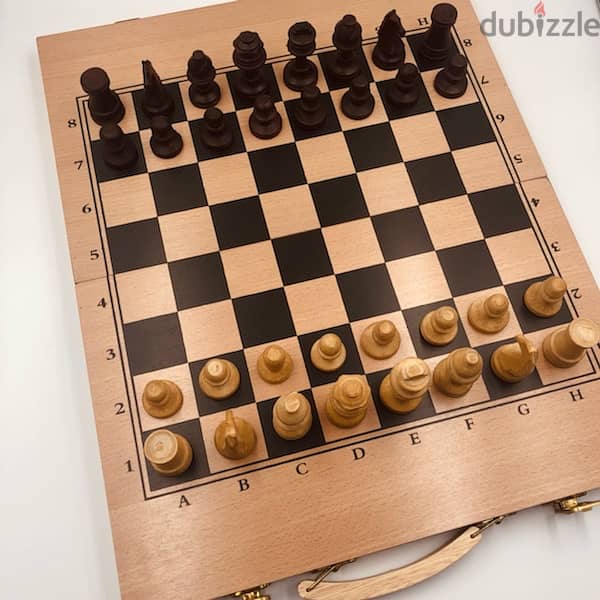 chess, checkers and backgammon in one case 1