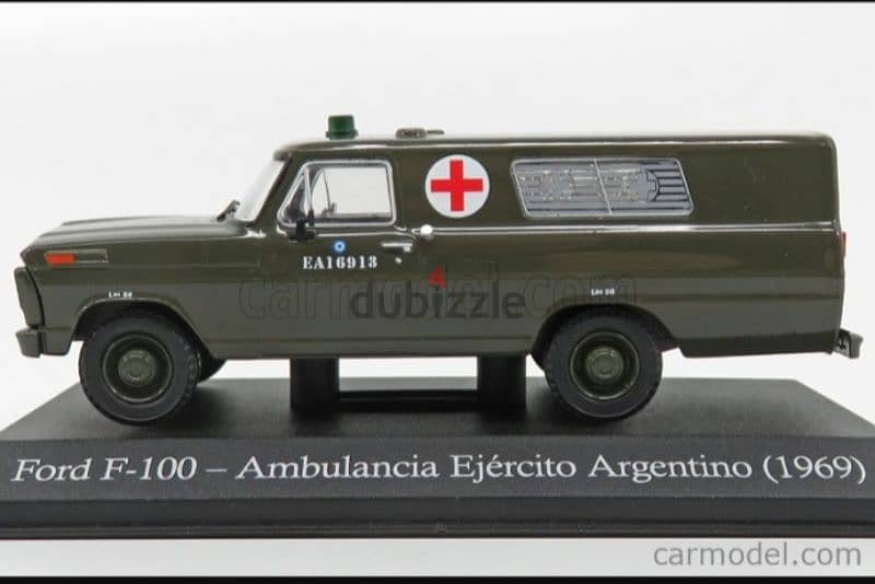 Ford F- 100 Ambulance (1969) diecast car model 1;43. 2