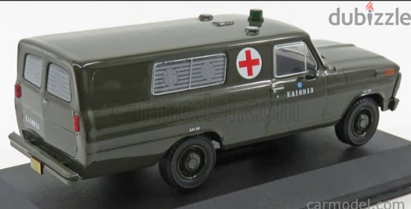 Ford F- 100 Ambulance (1969) diecast car model 1;43. 3