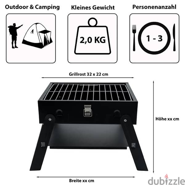 KLAPP portable bbq grill 2
