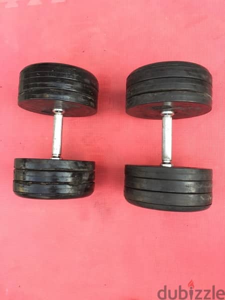 set dumbbells 310 kg in good condition 70/443573 RODGE 2