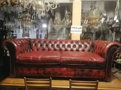 sofa chesterfield original genuine leather england