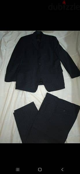 suit Calvin Klein original size 52 navy striped 3