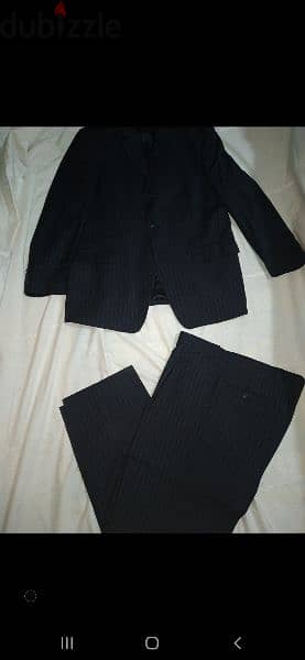 suit Calvin Klein original size 52 navy striped 4