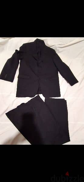 suit black lightly striped size 52 2