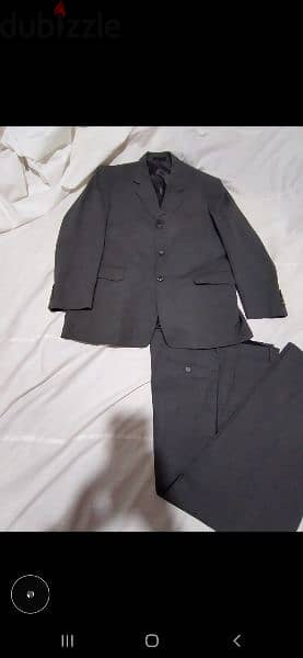 grey suit wool size 52 4