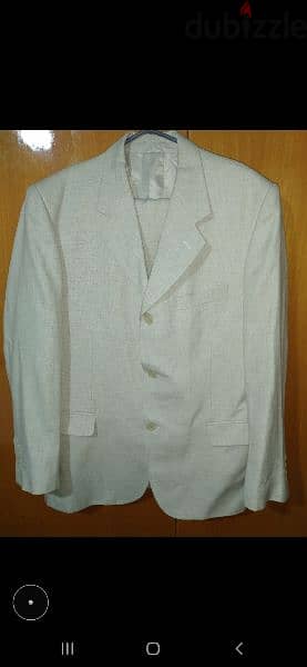 suit beige stylish size 52 3