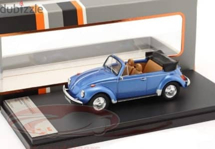 VW Beetle Cabriolet diecast car model 1;43.