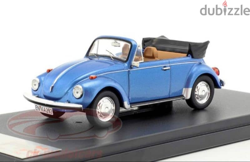 VW Beetle Cabriolet diecast car model 1;43. 1