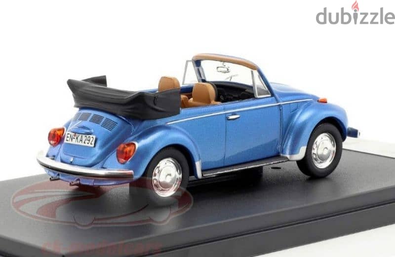VW Beetle Cabriolet diecast car model 1;43. 3