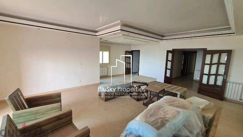 Apartment 215m², Semi - Furnished, 3 beds with view in Mansourieh #PH 1