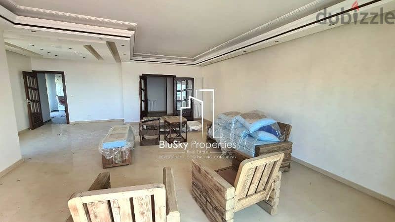 Apartment 215m², Semi - Furnished, 3 beds with view in Mansourieh #PH 2