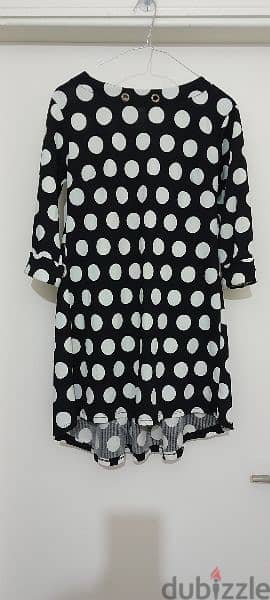 Dress WHITE Dotted 1