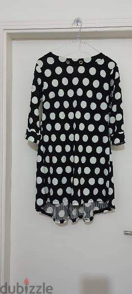 Dress WHITE Dotted 2