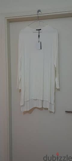 Riva Fashion Offwhite Long Sweater