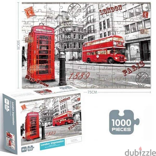 Jigsaw Puzzle 1000 Pcs London Impression 1