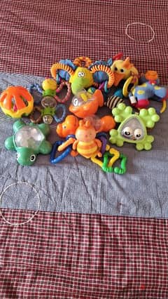 chicco playggro, ELC, the first year set of teething rings and toys.