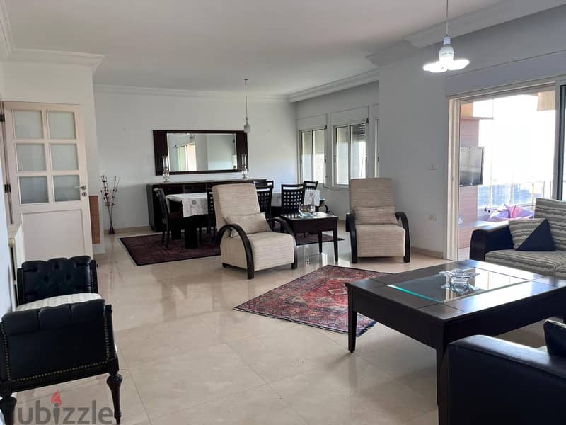 L10588- Fully Furnished Apartment For Rent With Sea View In Sahel Alma 5