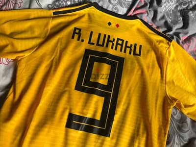 lukaku 9 belgium special adidas away kit world cup 2018