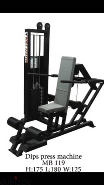 dip press and triceps machine like new 70/443573 RODGE